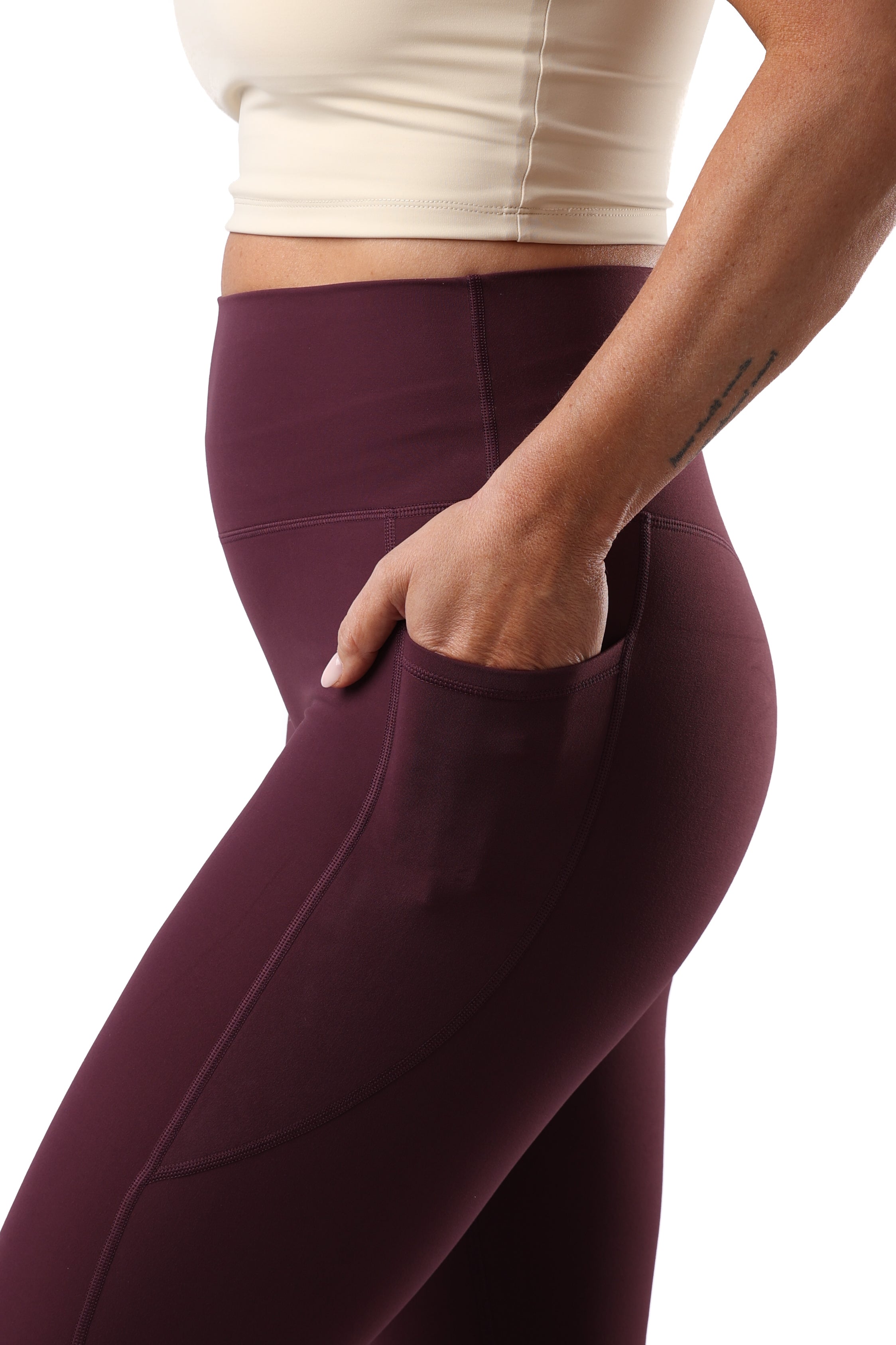 Pocket tights Flex Burgundy Wearbalance
