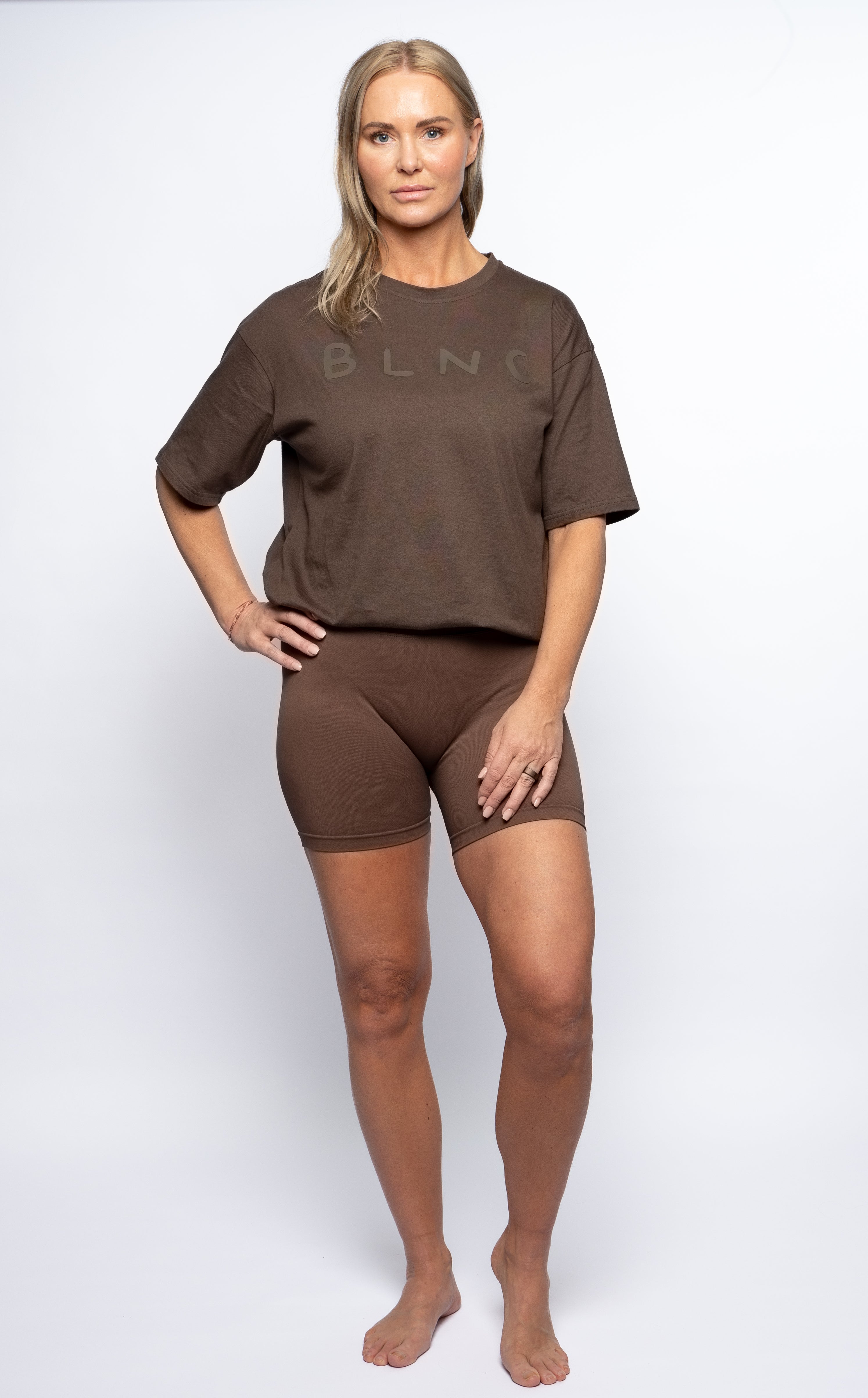 Brown - Unisex oversize t-shirt Shapeuupse