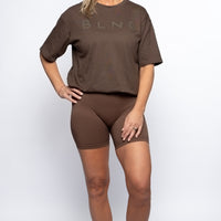 Brown - Unisex oversize t-shirt Shapeuupse