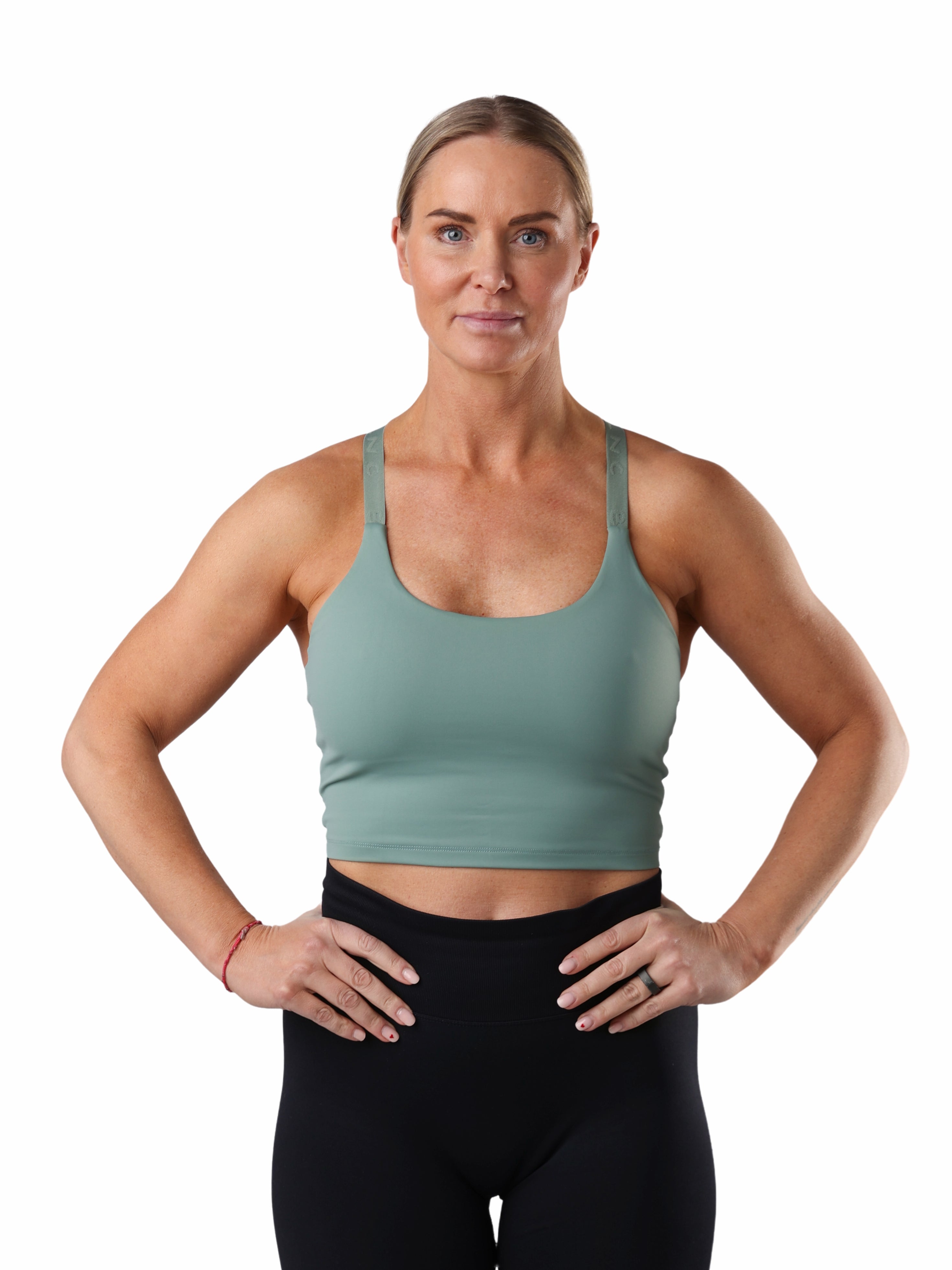 Cross Back BLNC Top Spring Green Shapeuupse