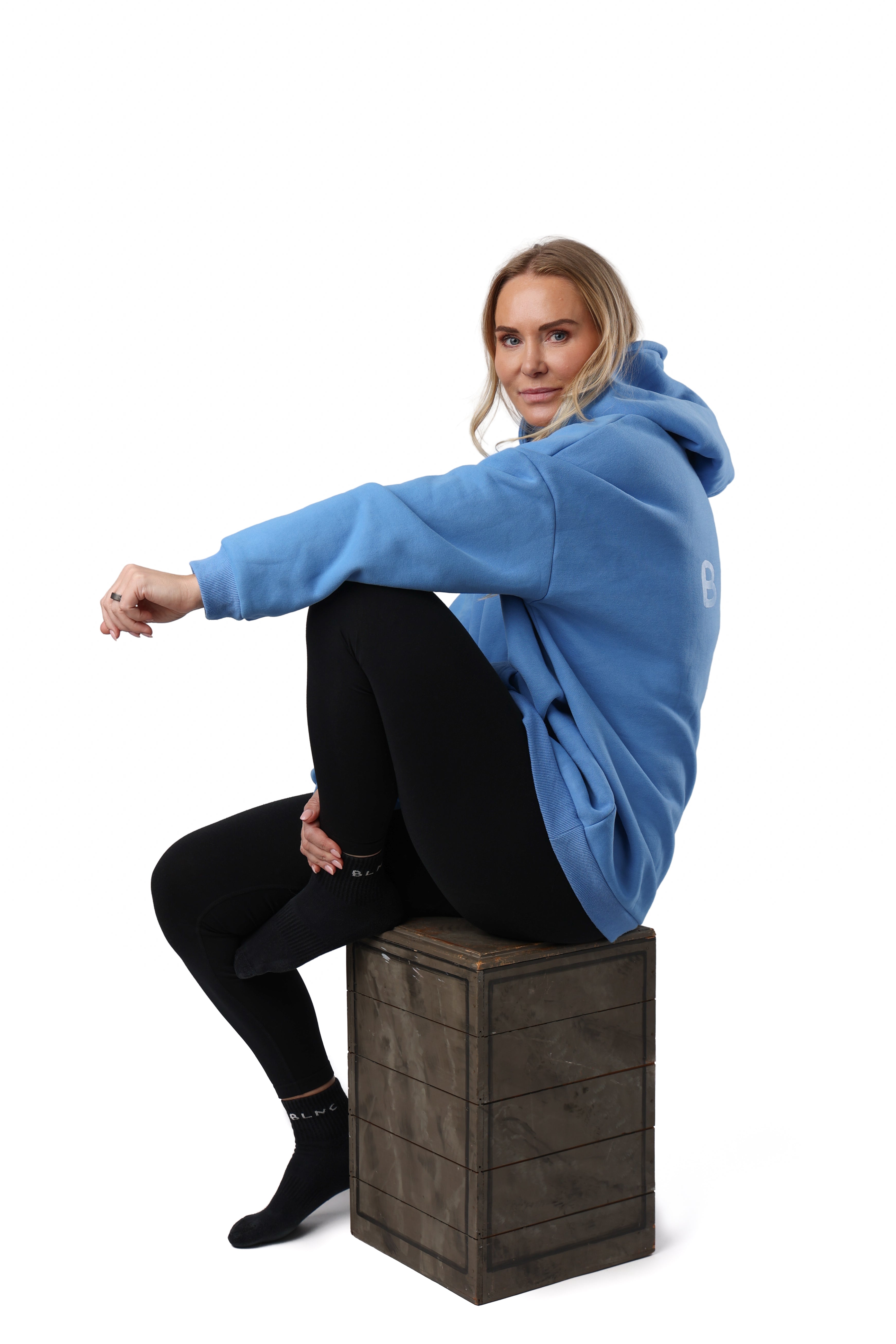 Ease Hoodie - Clear Blue Shapeuupse