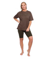 Brown - Unisex oversize t-shirt Shapeuupse