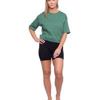 Dark green - Unisex oversize t-shirt Shapeuupse
