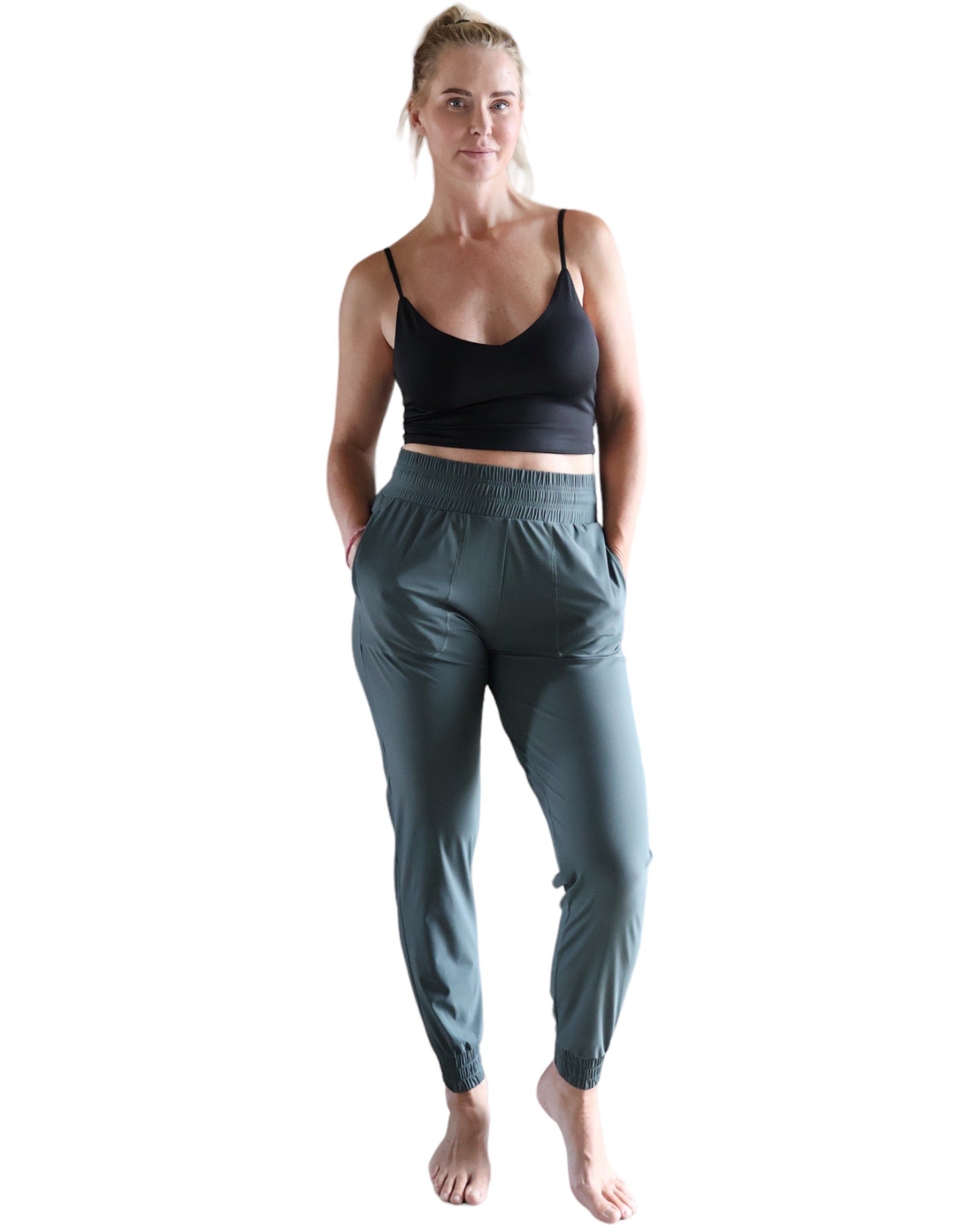 Green Everyday Pants Wearbalance