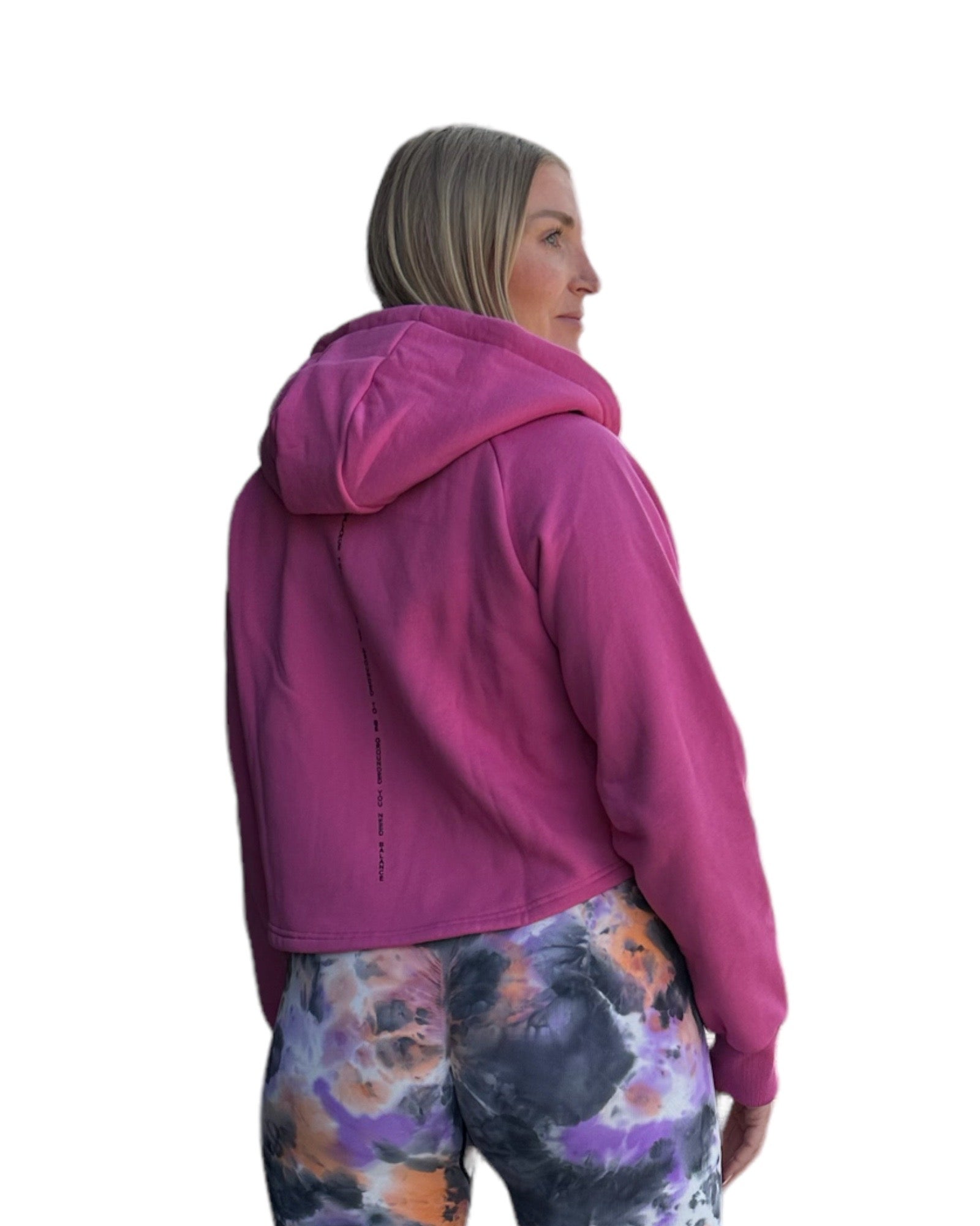 Zip Hoodie - Cerise Wearbalance